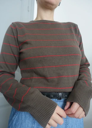 sweater stipes brown orange, brand: Jules, condition: Very good, size: M / 38 / 10, €6.00, €7.00 includes Buyer Protection Pro