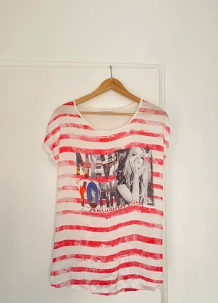 Tshirt vintage y2k 00s imprimé femme/ mesh vintage t-shirt - 36/38, marque: Yessica, état: Très bon état, taille: S / 36 / 8, 8,00 €, 9,10 € Protection acheteurs incluse