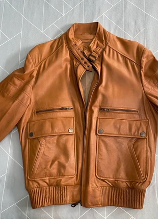 Corty Bennett Genuine Leather Bomber Jacket XL – Brown Vintage Style, marque: Corty Bennett, état: Très bon état, taille: XL, 129,99 €, 137,19 € Protection acheteurs incluse