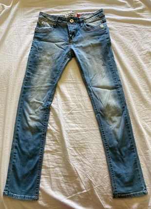 Jean bleu clair, brand: Fashion Denim, condition: Very good, size: 10 years / 140 cm, €5.00, €5.95 includes Buyer Protection