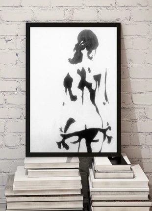 Framed art of womans back black and white poster, brand: Art, condition: New with tags, £12.50, £13.83 includes Buyer Protection Pro