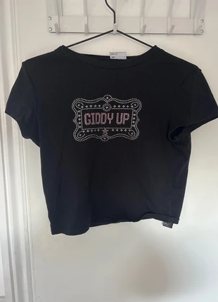 Giddy up t shirt, brand: ASOS Design, condition: Very good, size: S / UK 8-10, £3.00, £3.85 includes Buyer Protection