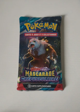 Booster pokémon Mascarade Crépusculaire, marque: Pokémon, état: Neuf avec étiquette, 9,00 €, 10,15 € Protection acheteurs incluse