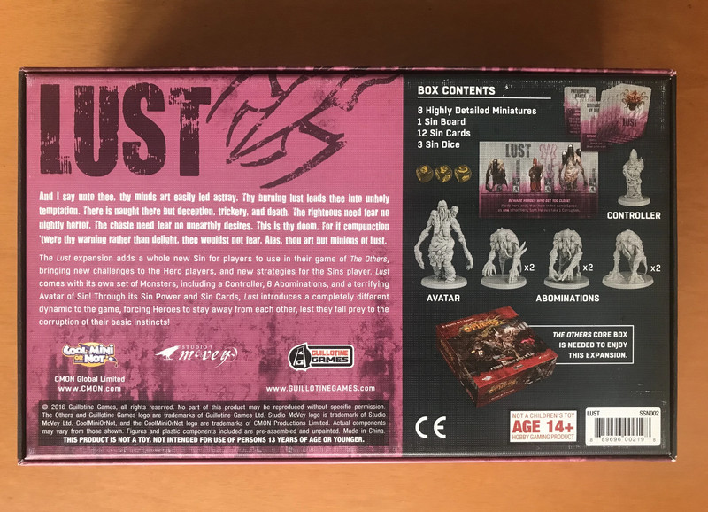 The Others: Lust Expansion Espansione - CMON - Carte ancora sigillate 2