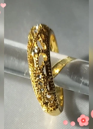 🌞 Anel amarelo dourado. #CMC_Bijuteria_Anéis, marca: Fashion Jewelry, estado: Novo sem etiquetas, tamanho: 18,1 mm Ø / 18,5, €2.96, €3.81 inclui Proteção do Comprador