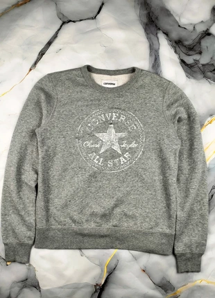 Sweat col rond Converse Chuck Taylor gris taille S très bon état, marque: Converse x Chuck Taylor, état: Très bon état, taille: S, 14,00 €, 15,40 € Protection acheteurs (Pro) incluse