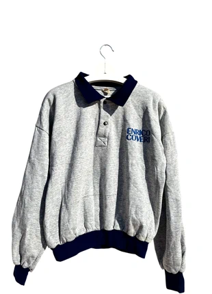 Felpa vintage Enrico Coveri grigia anni '80/'90 – L (Made in Italy), brand: Enrico Coveri, condizioni: Ottime, taglia: L, €47.00, €50.05 include la Protezione acquisti