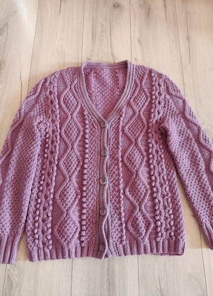 Cardigan torsadé fait main homemade wool laine taille M, marke: Vintage Dressing, zustand: Sehr gut, größe: M / 38 / 10, 25,00 €, 26,95 € beinhaltet Vinted-Käuferschutz Pro