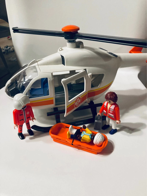 Playmobil City Life 70048 Hélicoptère de secours - Playmobil