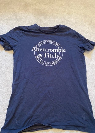 Abercrombie & Fitch Navy Logo T-Shirt – Size M, brand: Abercrombie & Fitch, condition: Very good, size: M, £2.50, £3.33 includes Buyer Protection