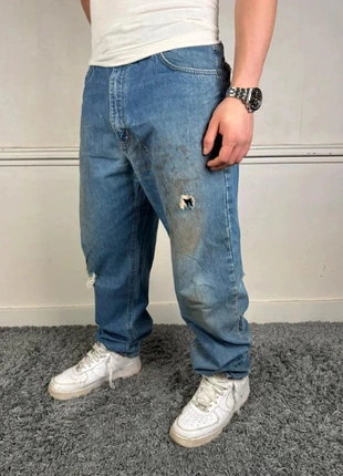 Pantalon en Jeans pour Homme Carhartt taille W36 L34 Baggy Large Wide Y2K Workwear AA1267, marke: Carhartt, zustand: Sehr gut, größe: W36 | DE 52, 10,00 €, 11,20 € beinhaltet Vinted-Käuferschutz Pro