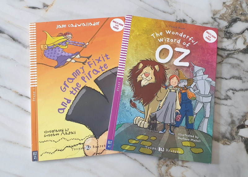 Set 2 libri in inglese per bambini