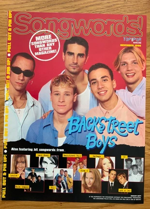 Magazine cover Backstreet Boys / 3T / Mark Owen (Take That), merk: TOTP, staat: Heel goed, € 1,00, € 1,75 inclusief Kopersbescherming