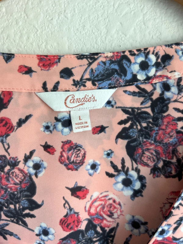 Candie's Flower Garden Blouse 2