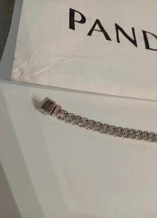 Bracelet argent maille cubaines scintillant, merk: Pandora, staat: Heel goed, € 79,00, € 83,65 inclusief Kopersbescherming