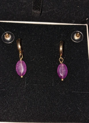 Boucle d'oreilles violette, merk: histoire d'or, staat: Nieuw zonder prijskaartje, € 6,00, € 7,00 inclusief Kopersbescherming