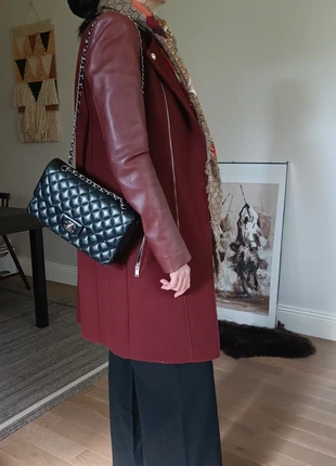 Manteau Classique Laine Cuir Zara Woman, marke: Zara, zustand: Sehr gut, größe: S / 36 / 8, 20,00 €, 21,70 € inklusive Vinted-Käuferschutz