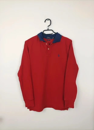 Polo Ralph Lauren manche longue rouge bleu marine très bon état taille 10-12 ans enfant, brand: Ralph Lauren, condition: Very good, size: 10 years / 140 cm, €19.99, €21.69 includes Buyer Protection