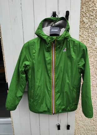Veste parka fourré moumoute imperméable K-way le vrai Claude orsetto vert taille 10 ans mixte, marque: K-Way, état: Très bon état, taille: 10 ans / 140 cm, 95,00 €, 100,45 € Protection acheteurs incluse