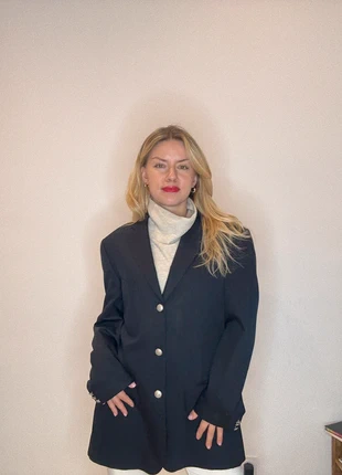 Blue Oversized Blazer en laine ~ De Fursac, brand: De Fursac, condition: Very good, size: M / 38 / 10, €35.00, €37.45 includes Buyer Protection