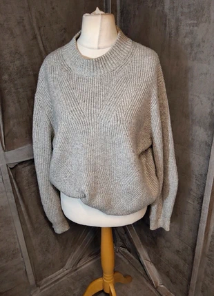 M&S Grey Knit Relaxed Jumper – Size L (16/18) Cosy Winter Layer, brand: Marks & Spencer, condition: Good, size: L / 12, £3.00, £3.85 includes Buyer Protection