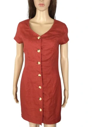 Robe saharienne rouge femme – Élégante et estivale – Manches courtes – Style structuré – Taille 40, marque: sans marque, état: Très bon état, taille: L / 40 / 12, 12,00 €, 13,30 € Protection acheteurs incluse