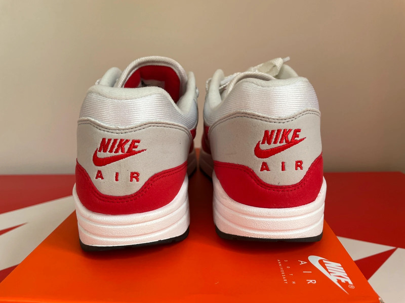 Air max 1 anniversary red for sale sales