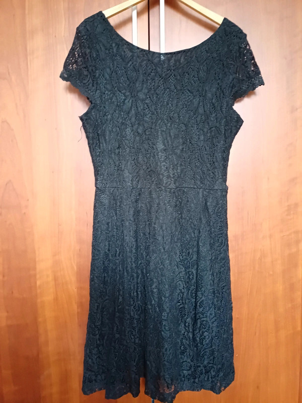 Zwart kanten jurk 1