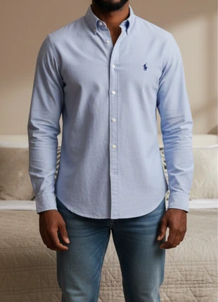 Chemise Ralph Lauren| Homme| Vintage| Oldmoney| Bleu Clair| Slim Fit| Taille 37, brand: Ralph Lauren, condition: Very good, size: S, €32.00, €34.30 includes Buyer Protection