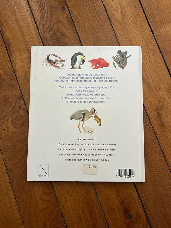 Livre Questions-Réponses Mes animaux du monde - photo numéro 2
