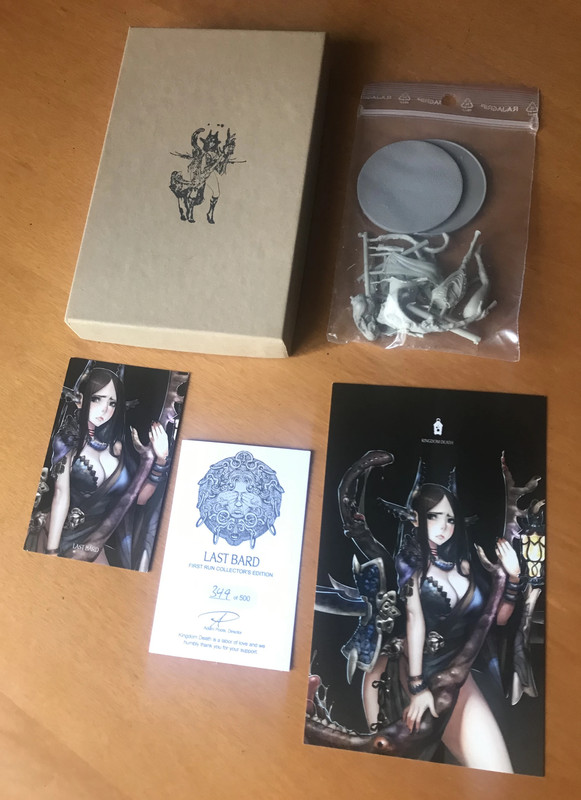 Kingdom Death Monster Last Bard - First Run Collector's Edition - Complete - New 1