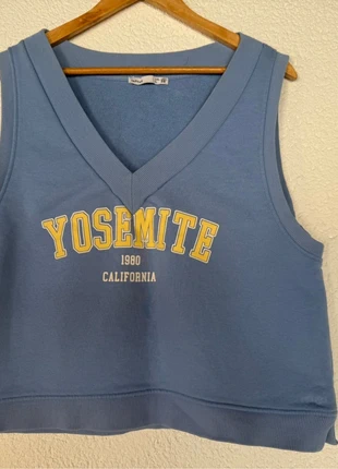 Chaleco Sudadera Corto Azul - Lefties vintage, marca: Lefties, estado: Novo sem etiquetas, tamanho: L / 40 / 12, €5.00, €5.95 inclui Proteção do Comprador