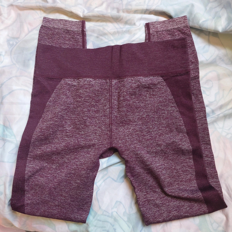 Burgundy Yoga Sports Legging 1