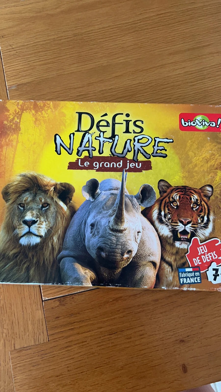Jeu de cartes Défis Nature : Les carnivores, 7 ans+ achat vente