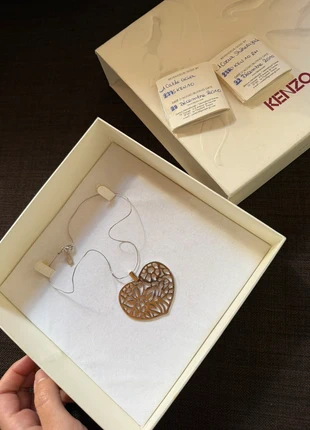 Collier Kenzo “Cœur Shéhérazade” argenté, brand: Kenzo, condition: Good, €43.00, €45.85 includes Buyer Protection