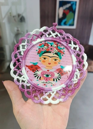 Frida kahlo decoração crochê, brand: Frida Kahlo, condizioni: Nuovo con cartellino, €1.50, €2.28 include la Protezione acquisti