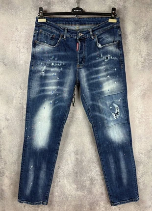 Men’s Dsquared2 Distressed Blue Jeans Size L, marke: Dsquared2, zustand: Sehr gut, größe: L, 35,00 €, 37,45 € inklusive Vinted-Käuferschutz