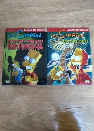 Lot 2 BD Les Simpson - La Cabane des Horreurs, estado: Bom, €8.00, €9.10 inclui Proteção do Comprador