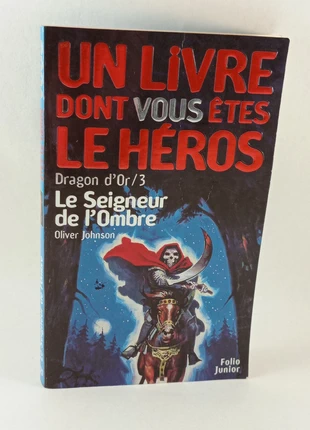 Livre Jeu Roman Ldvelh Un Livre Dont Vous Etes Le Héros Le Seigneur de L'ombre Folio Junior, état: Bon état, 17,99 €, 19,59 € Protection acheteurs (Pro) incluse