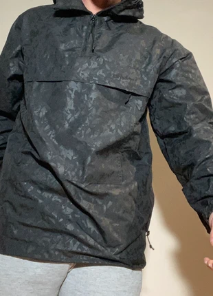 Manteau coupe vent kangourou carhartt noir, merk: Carhartt, staat: Heel goed, maat: S, € 39,00, € 41,65 inclusief Kopersbescherming