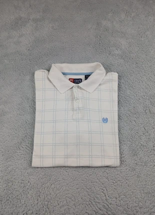 Polo à carreaux Blanc/Bleu Chaps Ralph Lauren - Taille XL - Homme, marke: Chaps Ralph Lauren, zustand: Gut, größe: XL, 10,00 €, 11,20 € beinhaltet Vinted-Käuferschutz Pro