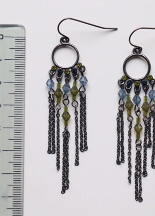 Elegant pendant earrings, staat: Heel goed, € 1,00, € 1,75 inclusief Kopersbescherming