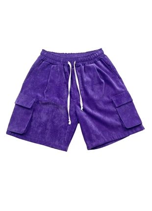Short large cargo Duca homme - violet - taille S, M, brand: Duca Homme, condition: Very good, size: S, €15.00, €16.45 includes Buyer Protection
