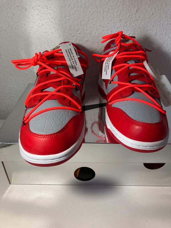 Nike x Off-White Dunk Low University Red | Vinted