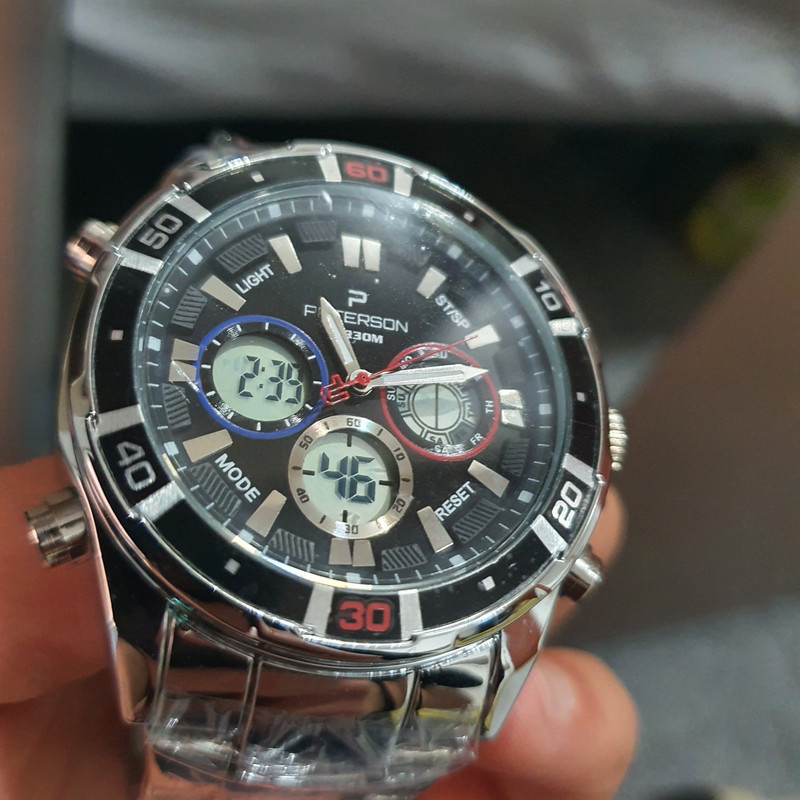 Reloj paterson dual time chronograph hotsell