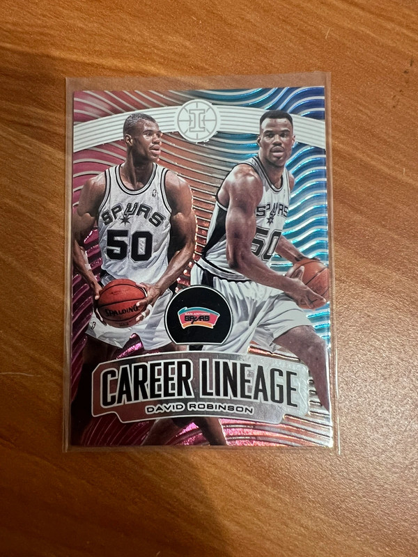 2019-20 panini illusions David Robinson 4 career lineage