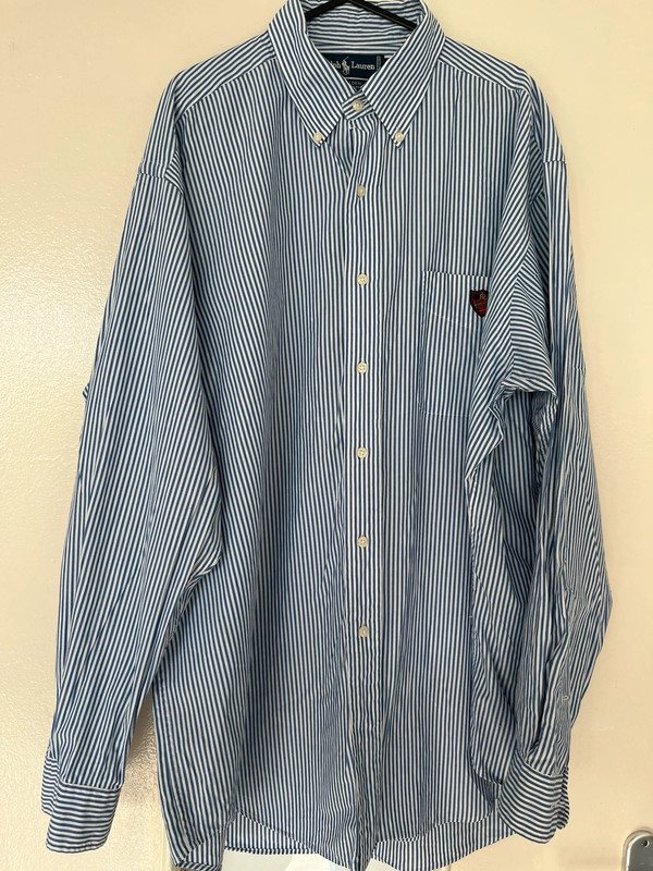 Chemise Ralph Lauren Vintage Taille L bleu 1