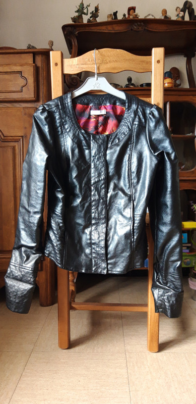 Veste synth tique imitation cuir Vinted