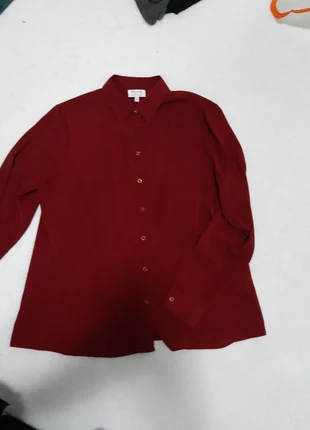 Camicia bordeaux minimal , merk: Chérie, staat: Nieuw zonder prijskaartje, maat: M, € 12,00, € 13,30 inclusief Kopersbescherming