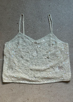 Miss selfridge crystal beaded elegant going out top, marque: Miss Selfridge, état: Neuf sans étiquette, taille: XS / 34 / 6, 15,00 €, 16,45 € Protection acheteurs incluse